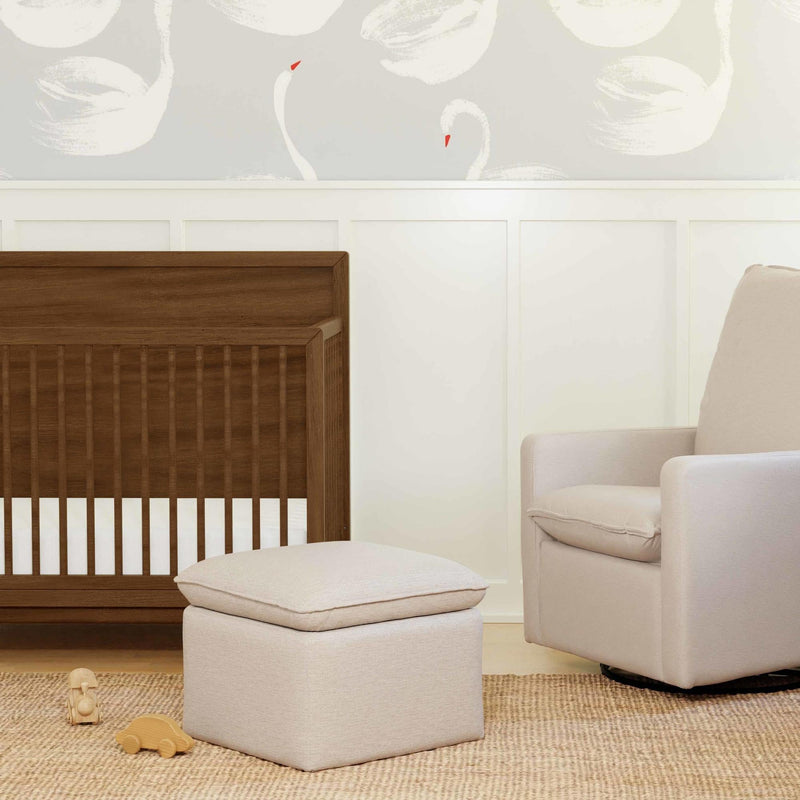 Load image into Gallery viewer, Babyletto Cali Storage Ottoman in Eco-Performance Fabric | Water Repellent &amp; Stain Resistant
