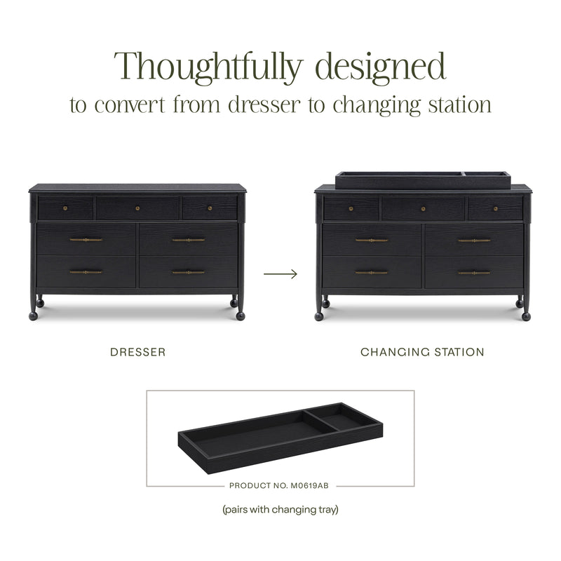 Load image into Gallery viewer, Namesake Alouette 7-Drawer Wide Dresser (56”)
