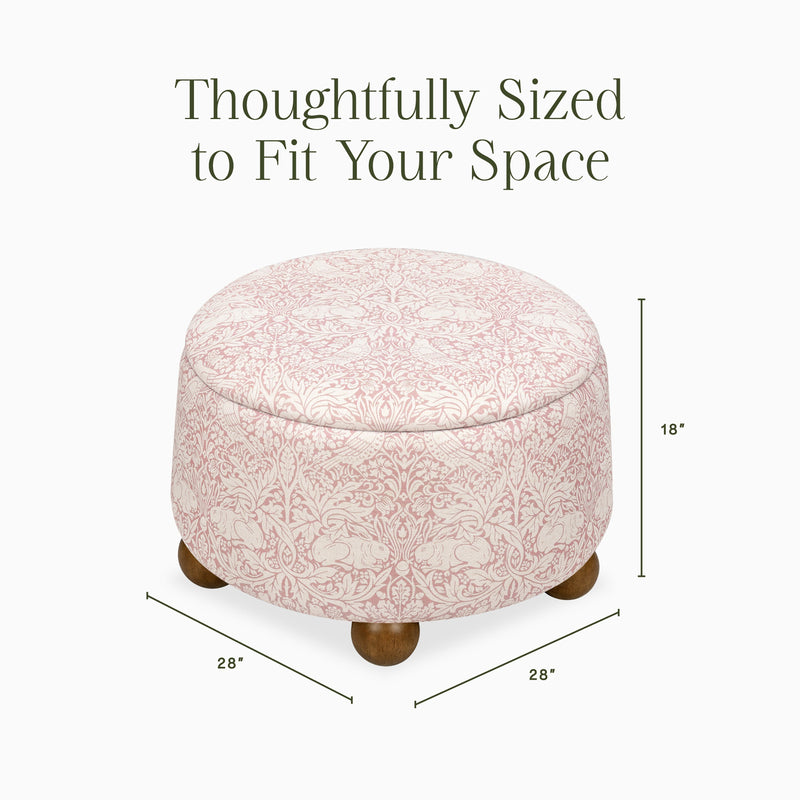 Load image into Gallery viewer, Morris &amp; Co. x Namesake Tuffet Storage Ottoman
