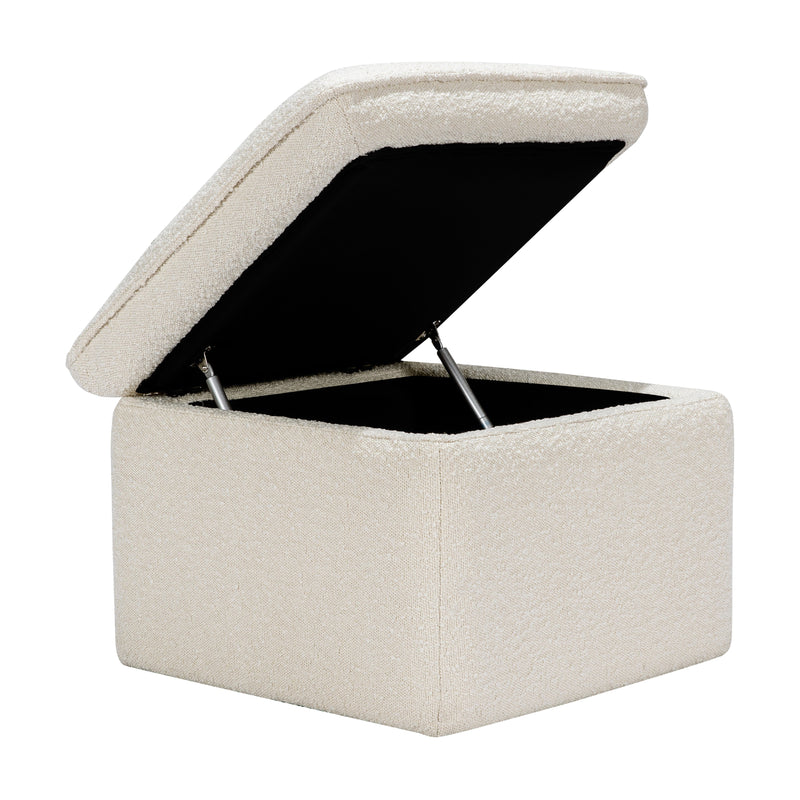 Load image into Gallery viewer, Babyletto Cali Storage Ottoman in Boucle
