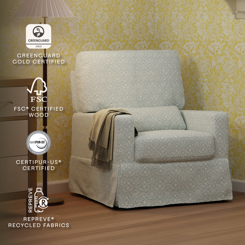 Load image into Gallery viewer, Morris &amp; Co. x Namesake Crawford Pillowback Comfort Swivel Glider
