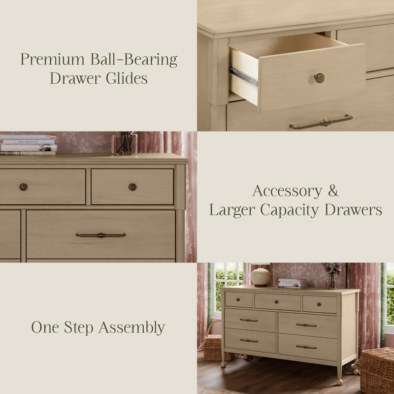 Load image into Gallery viewer, Namesake Alouette 7-Drawer Wide Dresser (56”)
