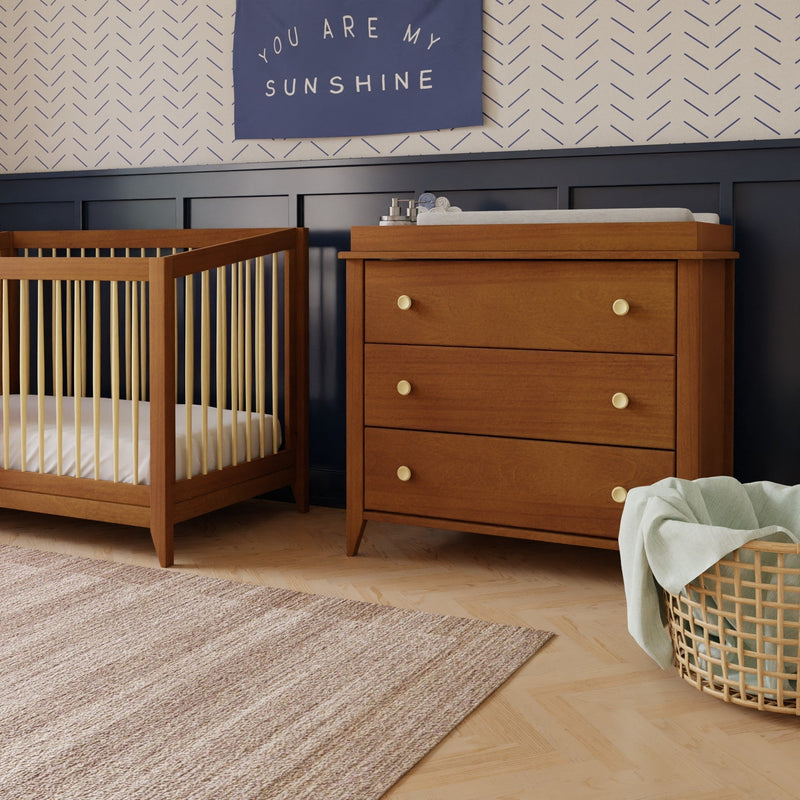 Load image into Gallery viewer, Babyletto Sprout 3-Drawer Changer Dresser with Removable Changing Tray
