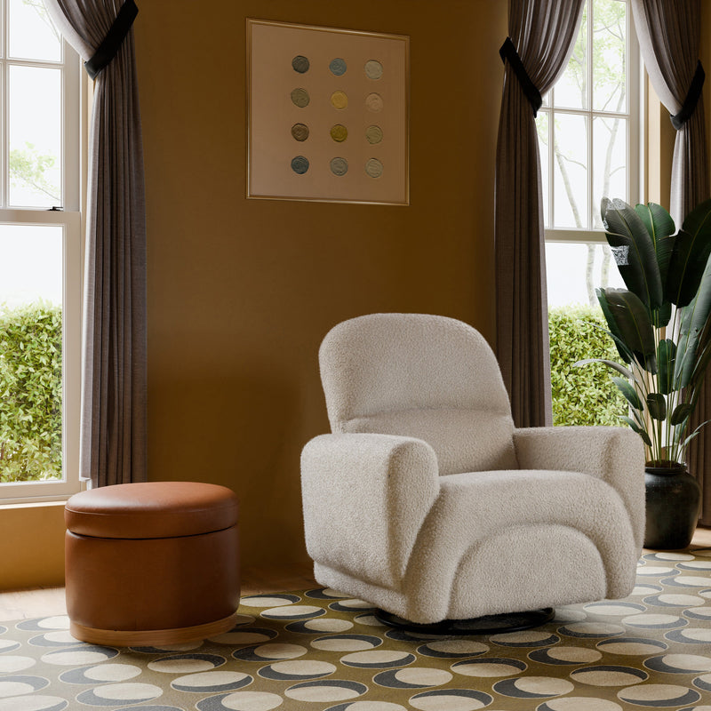 Load image into Gallery viewer, Babyletto Naka Storage Ottoman in Vegan Leather
