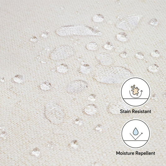 Babyletto Naka Storage Ottoman in Eco-Performance Fabric | Water Repellent & Stain Resistant