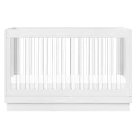 Babyletto Harlow Acrylic 3-in-1 Convertible Crib with Toddler Bed Conversion Kit