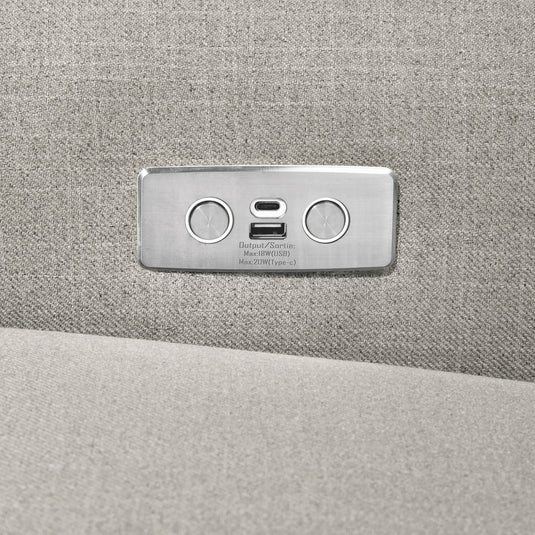 Monogram by Namesake Monroe Power Recliner and Swivel Glider