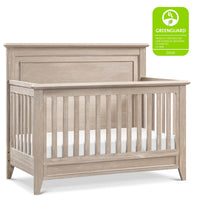 Monogram by Namesake Barrow Rustic 4-in-1  Convertible Flat Top Crib