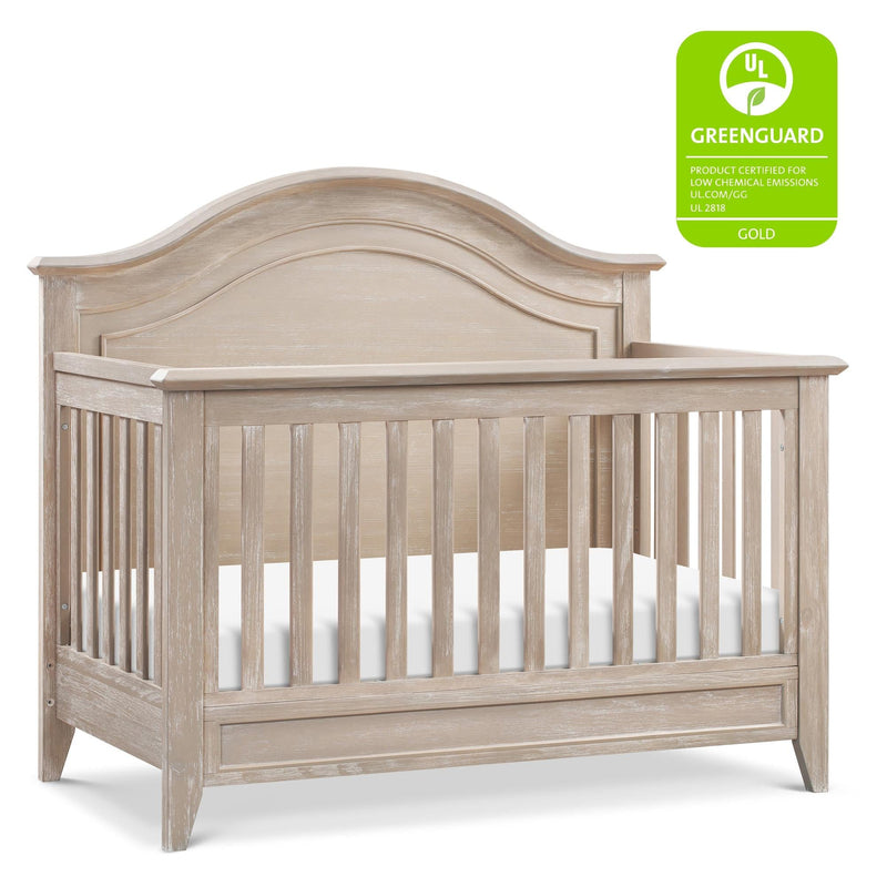 Load image into Gallery viewer, Monogram by Namesake Barrow Rustic 4-in-1 Convertible Curve Top Crib
