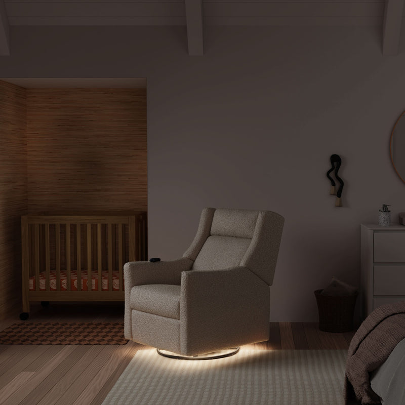 Load image into Gallery viewer, Babyletto Kiwi Deluxe Power Recliner &amp; Swivel Glider with Heat and Massage
