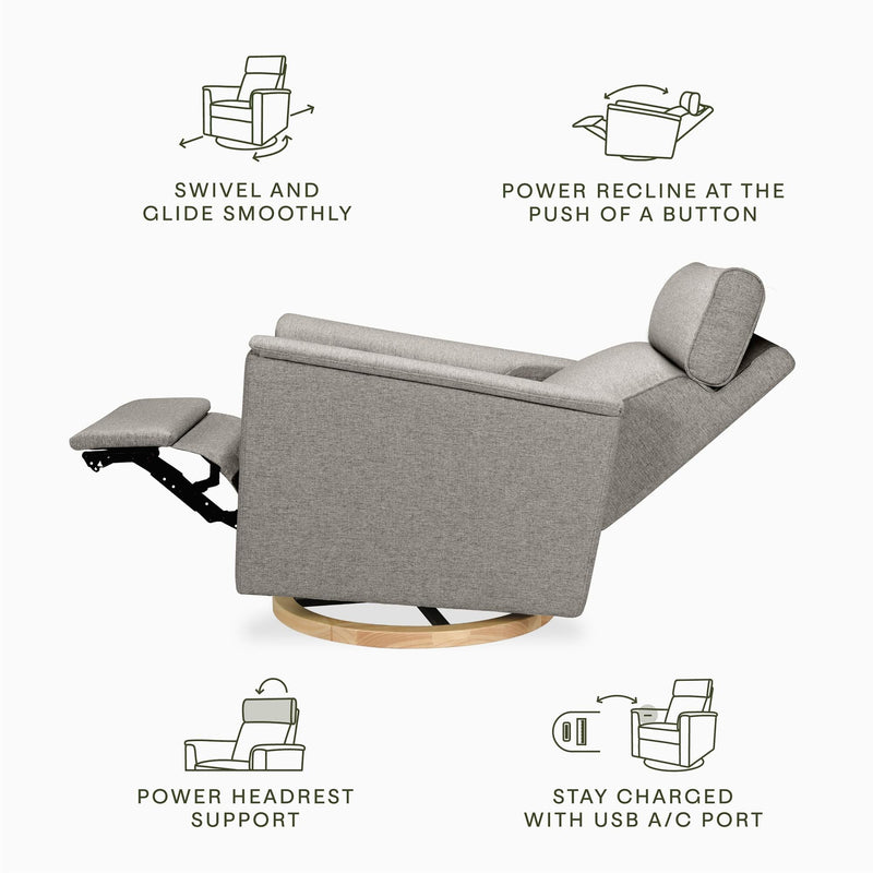 Load image into Gallery viewer, Namesake Willa Plus Power Glider Recliner + Power Headrest
