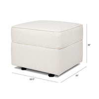 Namesake Willa-Alden Gliding Ottoman