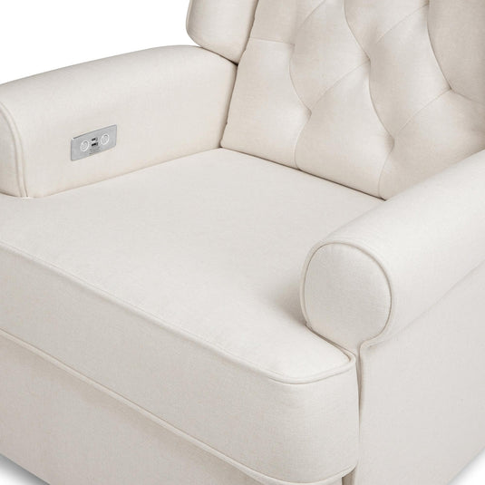 Namesake Harbour Electronic Recliner and Swivel Glider in Eco-Performance Fabric with USB port | Water Repellent & Stain Resistant