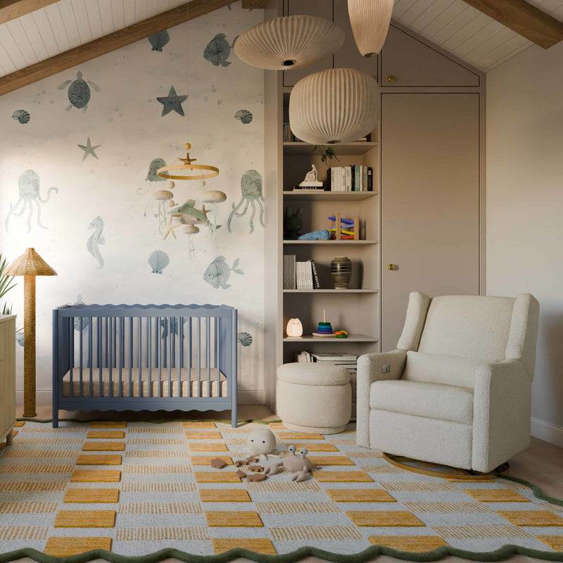 Load image into Gallery viewer, Babyletto Enoki Storage Ottoman in Boucle
