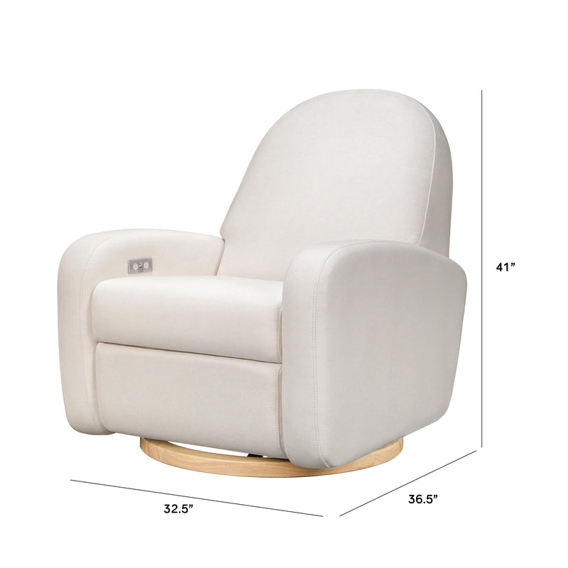 Load image into Gallery viewer, Babyletto Nami Electronic Recliner and Swivel Glider Recliner with USB port
