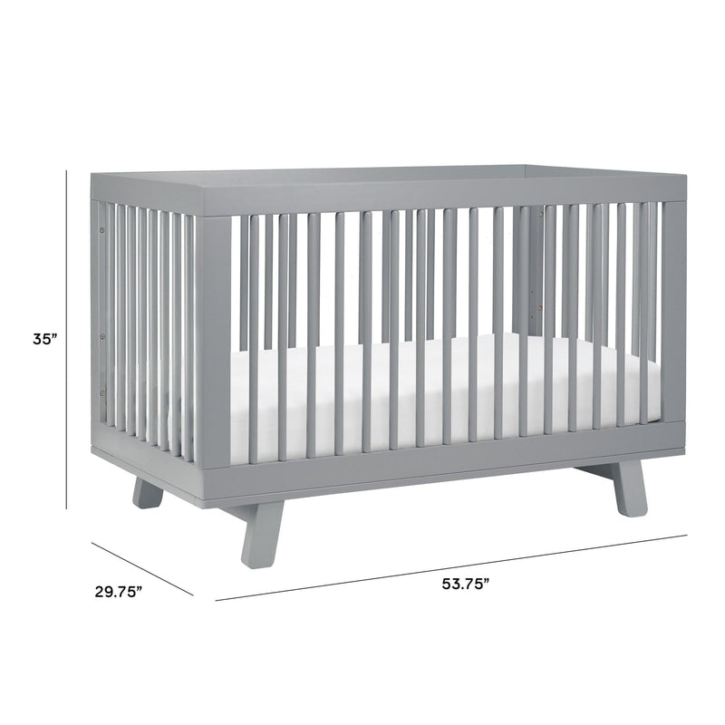 Load image into Gallery viewer, Babyletto Hudson 3-in-1 Convertible Crib with Toddler Bed Conversion Kit
