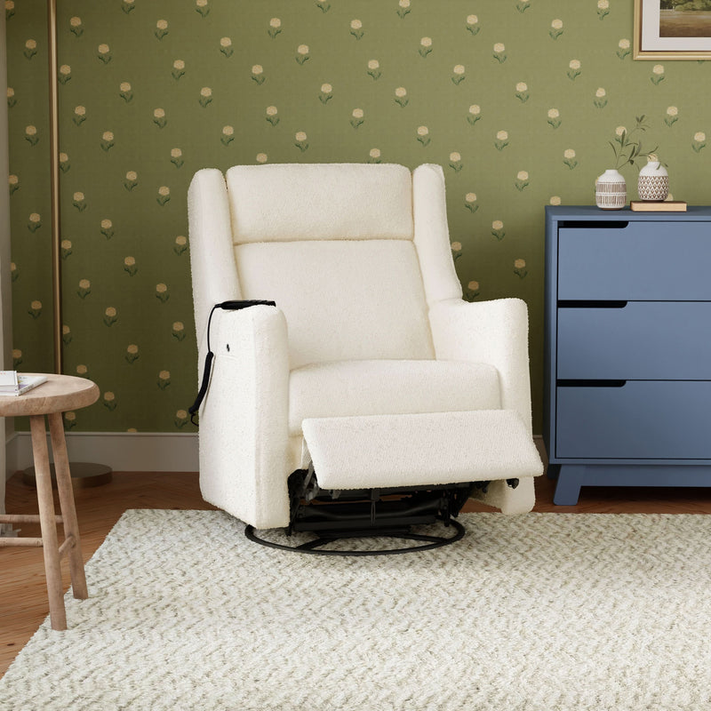 Load image into Gallery viewer, Babyletto Kiwi Deluxe Power Recliner &amp; Swivel Glider with Heat and Massage
