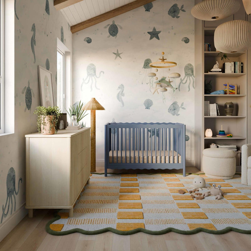 Load image into Gallery viewer, Babyletto Swell 4-in-1 Convertible Crib with Toddler Bed Conversion Kit
