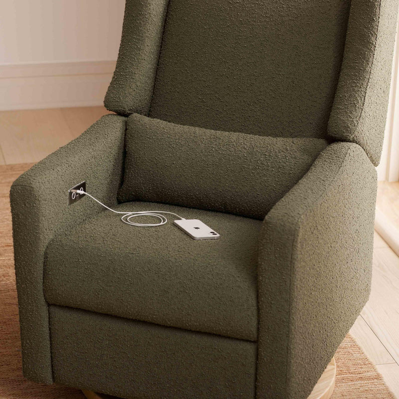 Load image into Gallery viewer, Babyletto Kiwi Electronic Recliner and Swivel Glider with USB port

