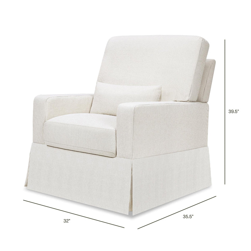 Load image into Gallery viewer, Namesake Crawford Pillowback Comfort Swivel Glider
