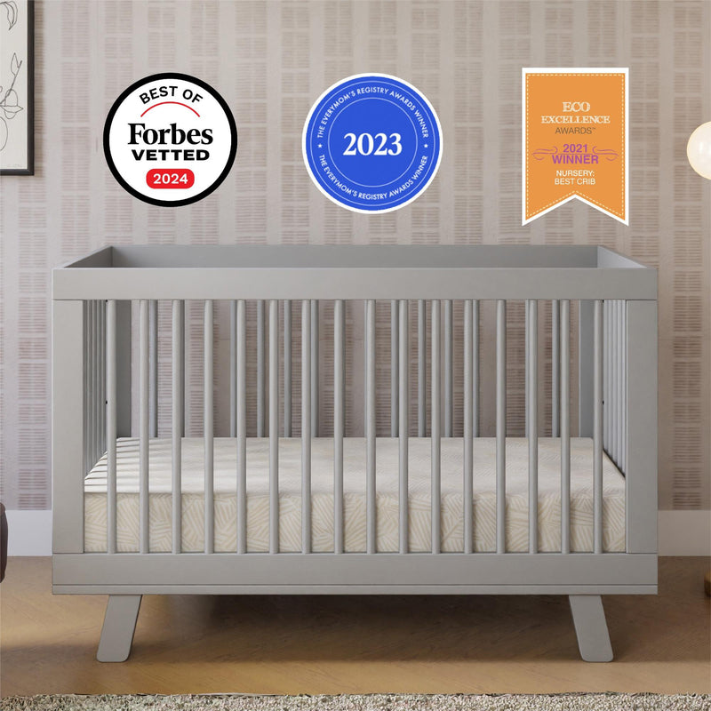 Load image into Gallery viewer, Babyletto Hudson 3-in-1 Convertible Crib with Toddler Bed Conversion Kit
