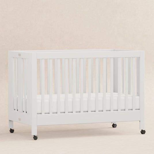 Babyletto Maki Portable Folding Crib with Toddler Bed Conversion Kit