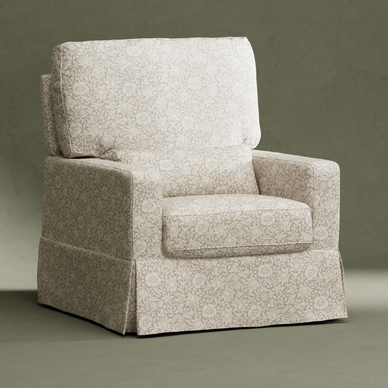 Load image into Gallery viewer, Morris &amp; Co. x Namesake Crawford Pillowback Comfort Swivel Glider
