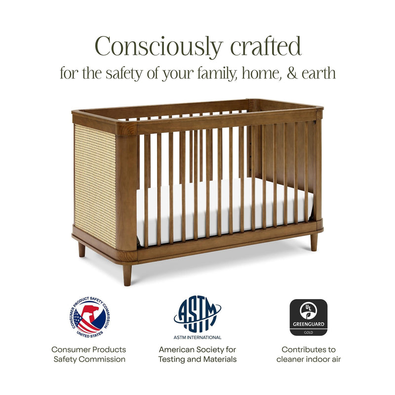 Load image into Gallery viewer, Namesake Marin with Cane 3-in-1 Convertible Crib
