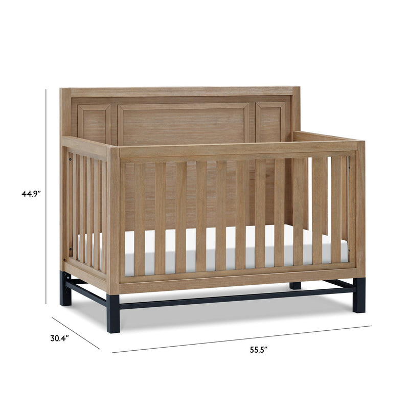 Load image into Gallery viewer, Monogram by Namesake Newbern 4-in-1 Convertible Crib
