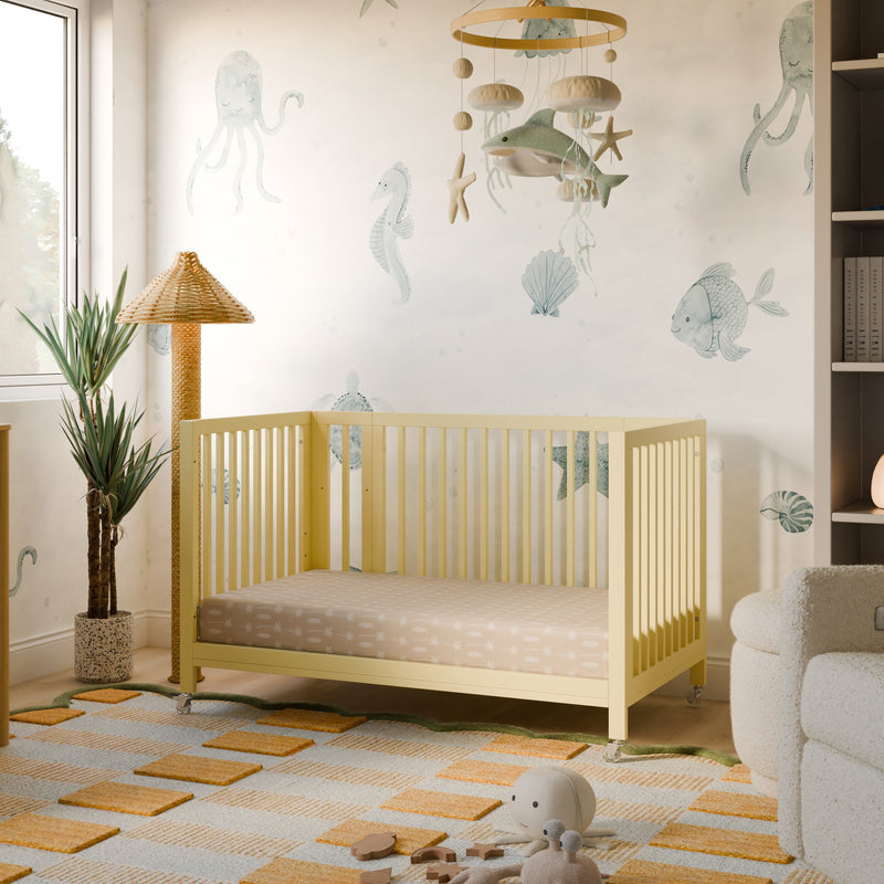 Load image into Gallery viewer, Babyletto Rolli 9-in-1 Convertible All-Stages Crib with Bassinet &amp; Toddler Bed Conversion Kits
