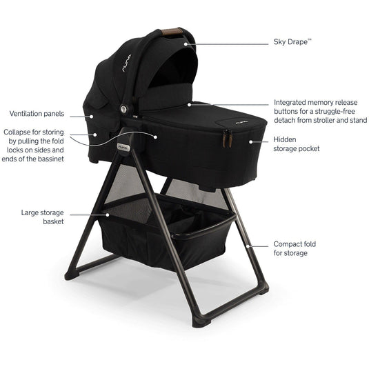 nuna stroller bassinet and car seat Nuna SWIV & TRIV Bassinet + Stand – Babinski's Baby