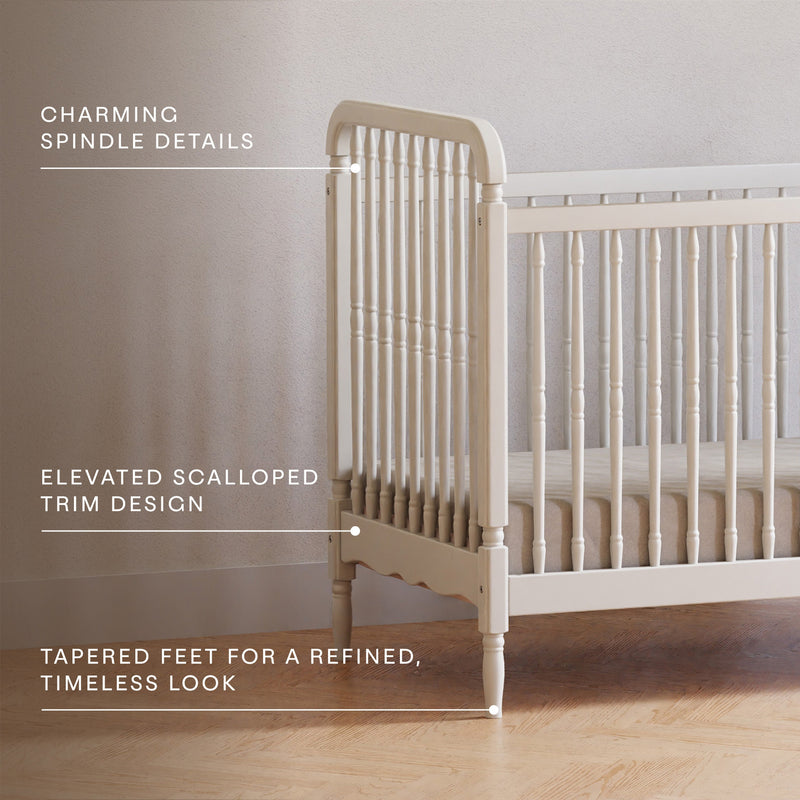 Load image into Gallery viewer, Namesake Liberty 3-in-1 Convertible Spindle Crib with Toddler Bed Conversion Kit
