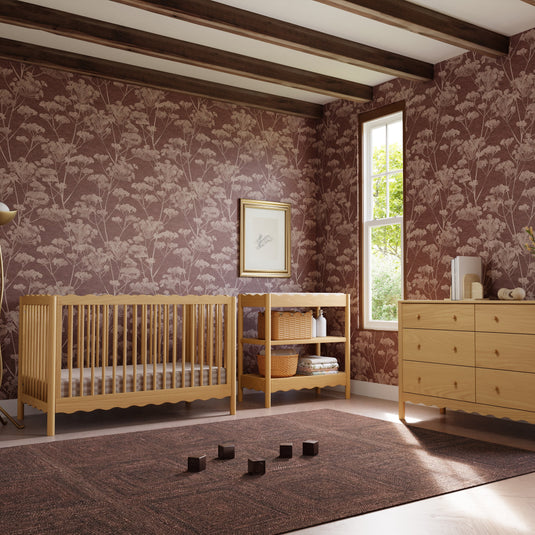 Babyletto Swell 4-in-1 Convertible Crib with Toddler Bed Conversion Kit