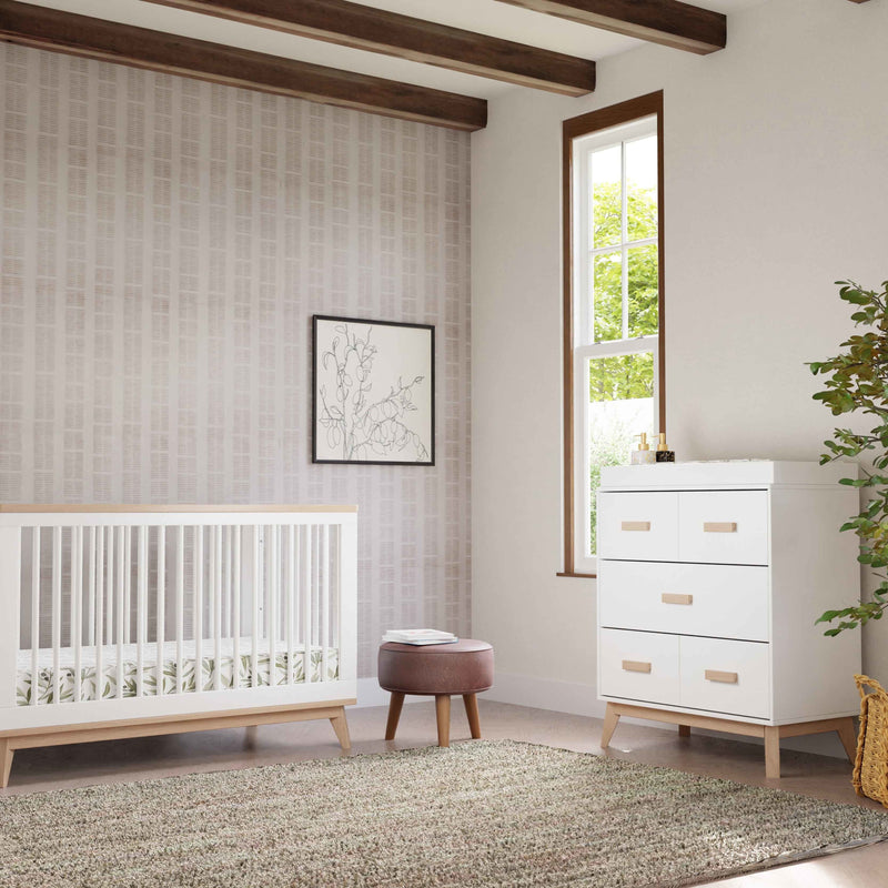 Load image into Gallery viewer, Babyletto Scoot 3-Drawer Changer Dresser with Removable Changing Tray
