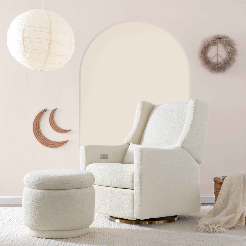 Load image into Gallery viewer, Babyletto Enoki Storage Ottoman in Boucle
