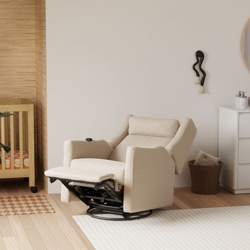 Load image into Gallery viewer, Babyletto Kiwi Deluxe Power Recliner &amp; Swivel Glider with Heat and Massage
