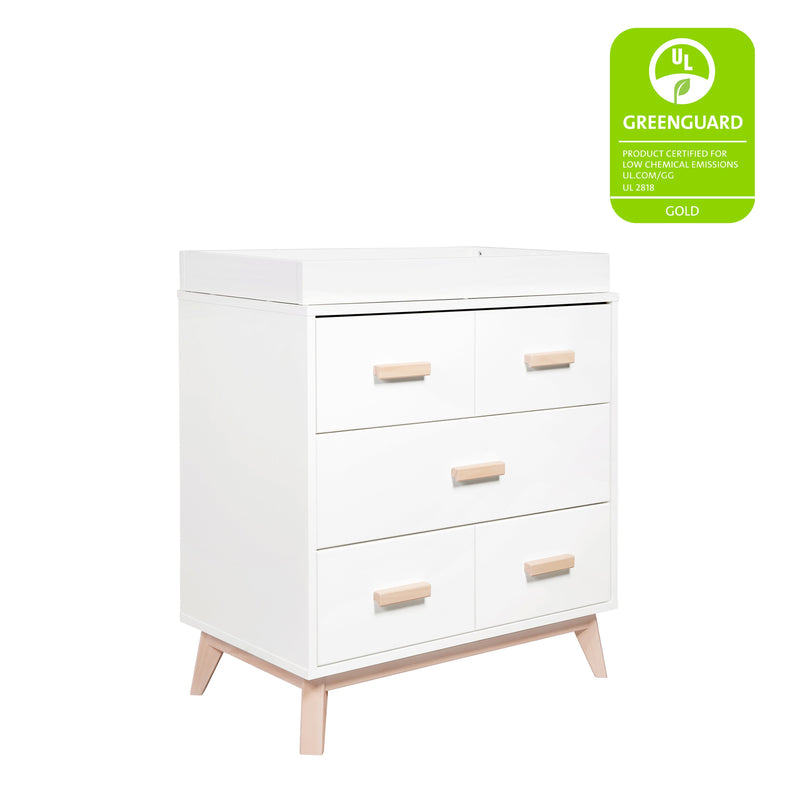 Load image into Gallery viewer, Babyletto Scoot 3-Drawer Changer Dresser with Removable Changing Tray
