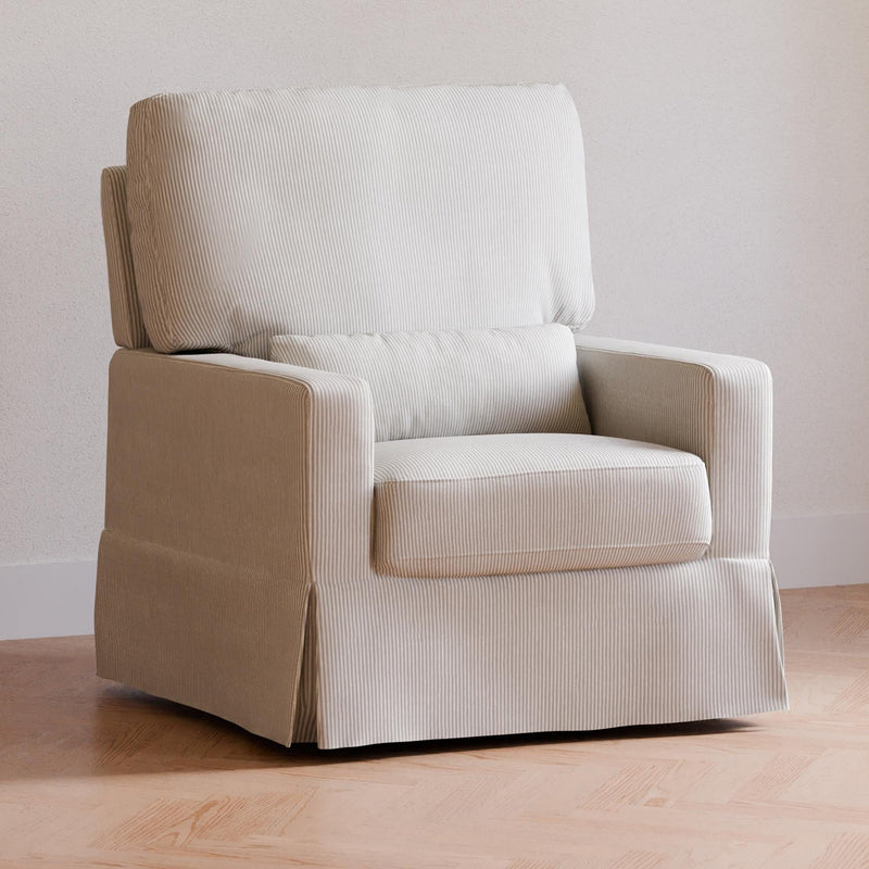 Load image into Gallery viewer, Namesake Crawford Pillowback Comfort Swivel Glider
