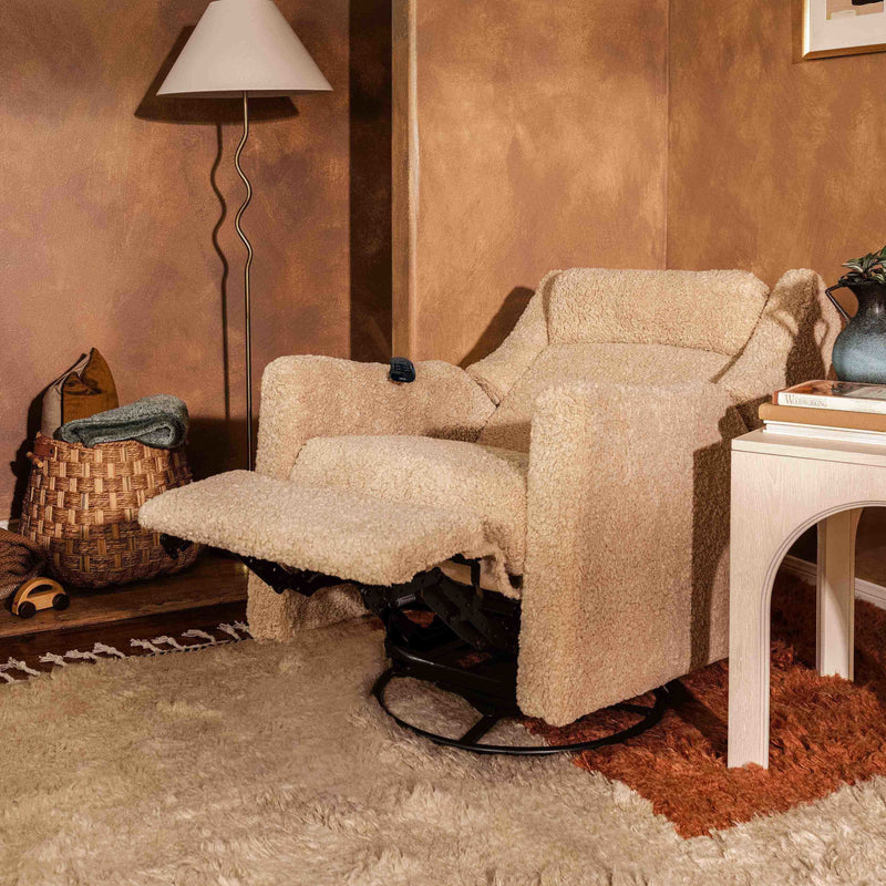 Load image into Gallery viewer, Babyletto Kiwi Deluxe Power Recliner &amp; Swivel Glider with Heat and Massage
