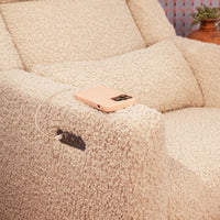 Babyletto Kiwi Plus Power Recliner and Swivel Glider with Power Adjustable Headrest and USB Port