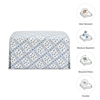 Sarah Flint x Namesake Crawford Gliding Ottoman in Eco-Performance Fabric | Water Repellent & Stain Resistant