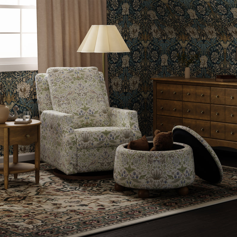 Load image into Gallery viewer, Morris &amp; Co. x Namesake Tuffet Storage Ottoman
