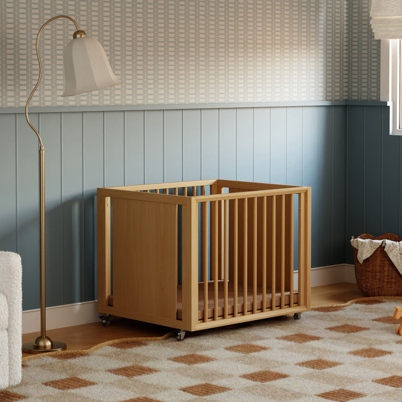Load image into Gallery viewer, Babyletto Palma 8-in-1 Convertible All-Stages Crib with Bassinet &amp; Toddler Bed Kits
