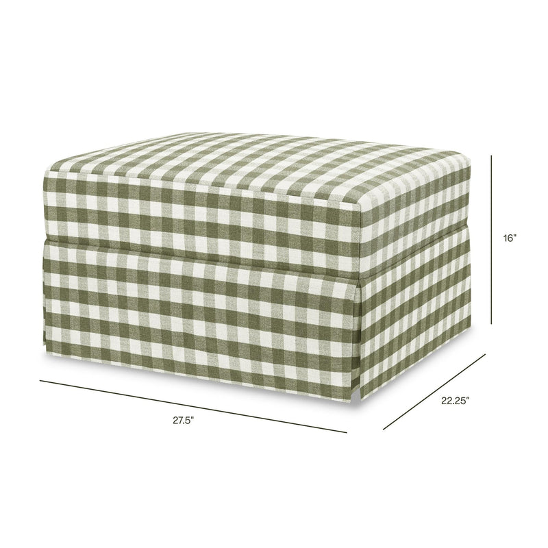 Load image into Gallery viewer, Namesake Crawford Gliding Ottoman

