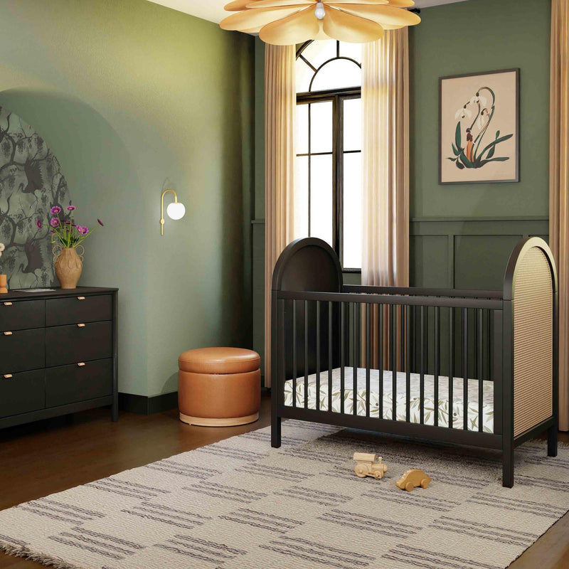 Load image into Gallery viewer, Babyletto Bondi Cane 3-in-1 Convertible Crib with Toddler Bed Conversion Kit

