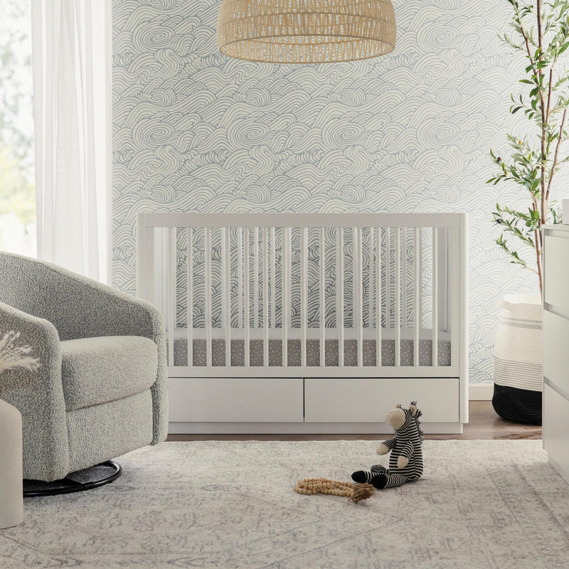 Load image into Gallery viewer, Babyletto Bento 3-in-1 Convertible Storage Crib with Toddler Bed Conversion Kit
