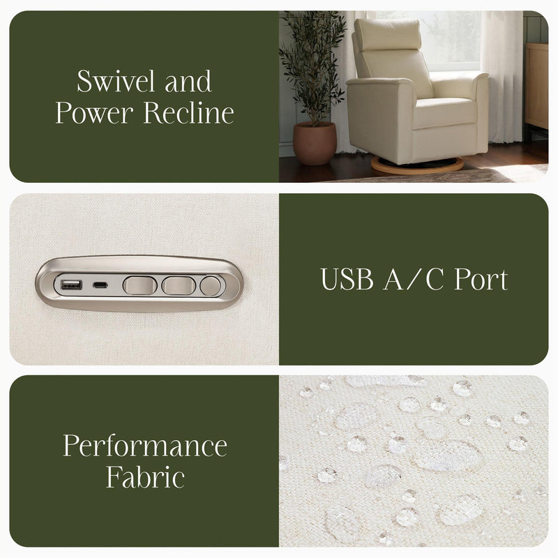 Load image into Gallery viewer, Namesake Willa Plus Power Glider Recliner + Power Headrest
