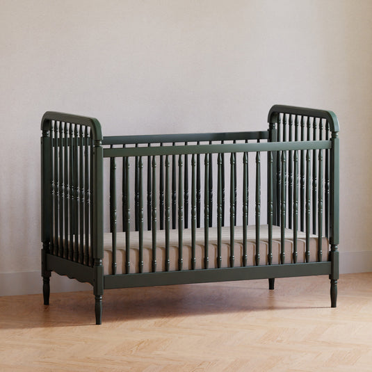 Namesake Liberty 3-in-1 Convertible Spindle Crib with Toddler Bed Conversion Kit