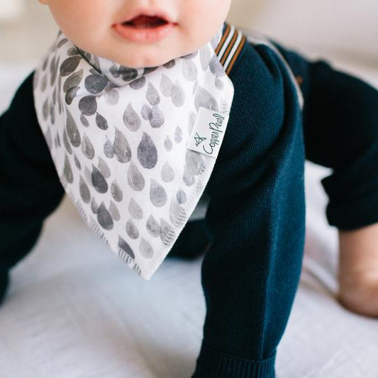 Load image into Gallery viewer, Copper Pearl Baby Bandana Bibs | Noah
