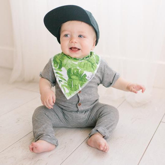 Load image into Gallery viewer, Copper Pearl Baby Bandana Bibs | Noah
